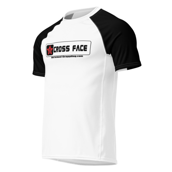 Cross Face short sleeve rash guard