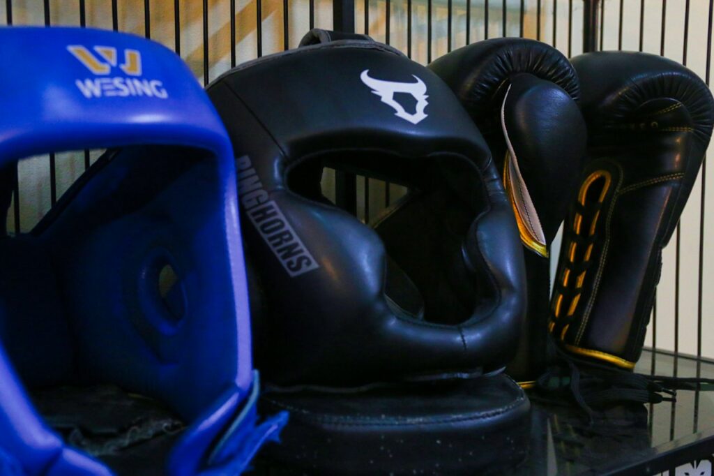 Leather Grappling Training Headgear